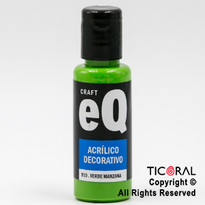 ACRIL.DECOR.EQ 910 VERDE MANZANA 50ML X 1